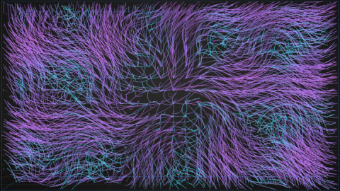 Layered Flow Field simulation showcase