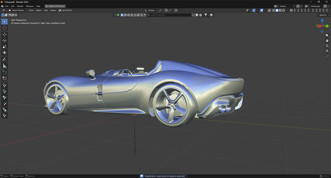 Object mode, another view