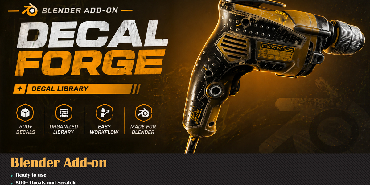 Decal Forge Add-on + Library