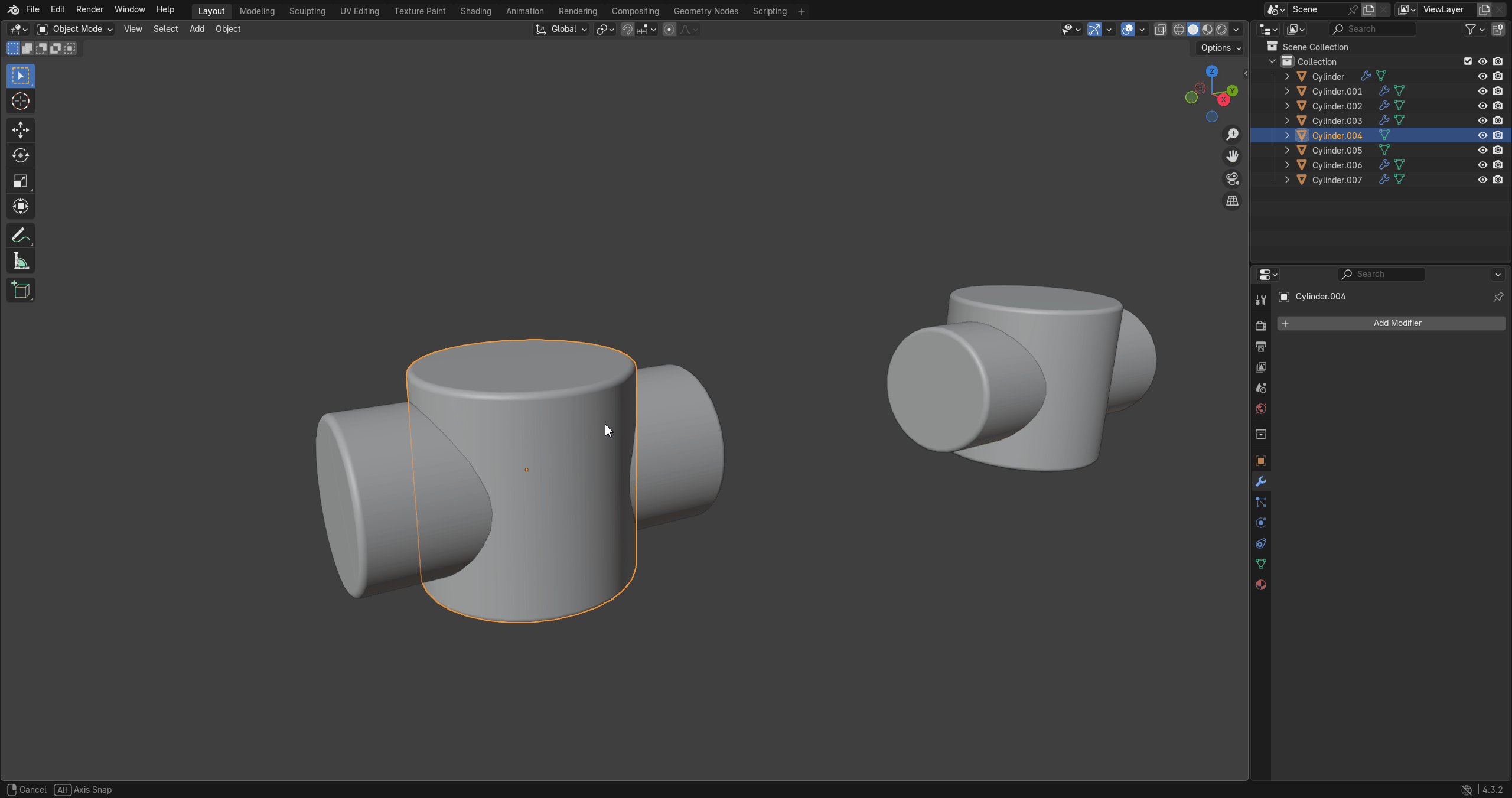 Power Boolean recording: Union — join intersecting forms