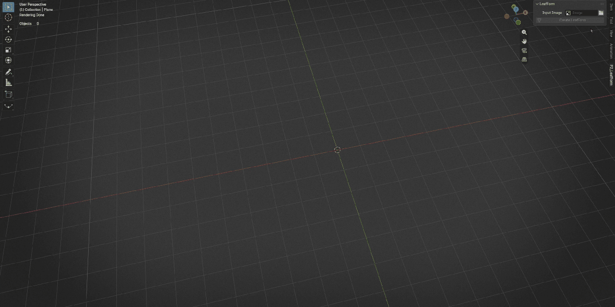 LeafForm Pro workflow from source image through PBR baking and model export