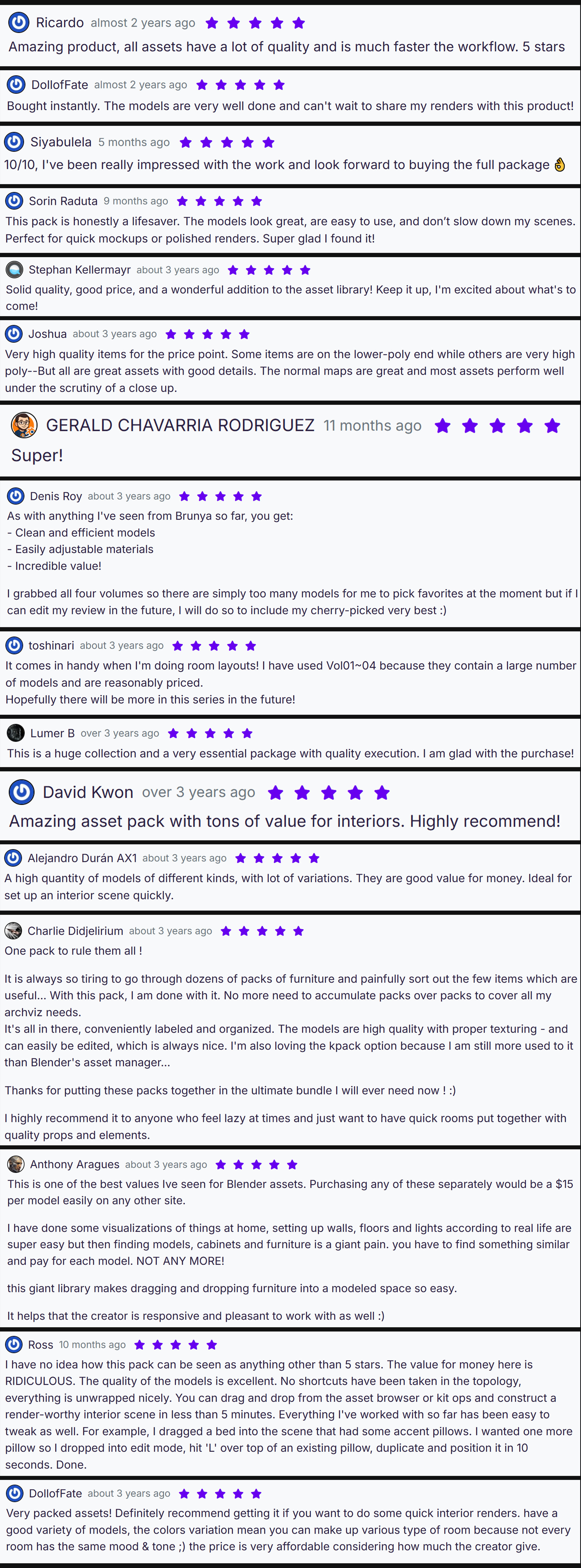 Community Reviews Wall