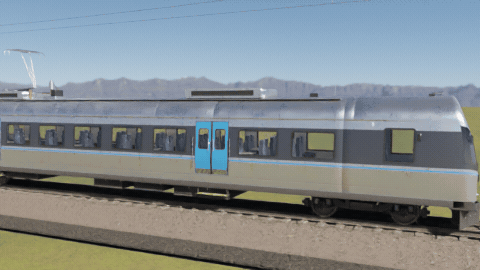 Pantographs and doors