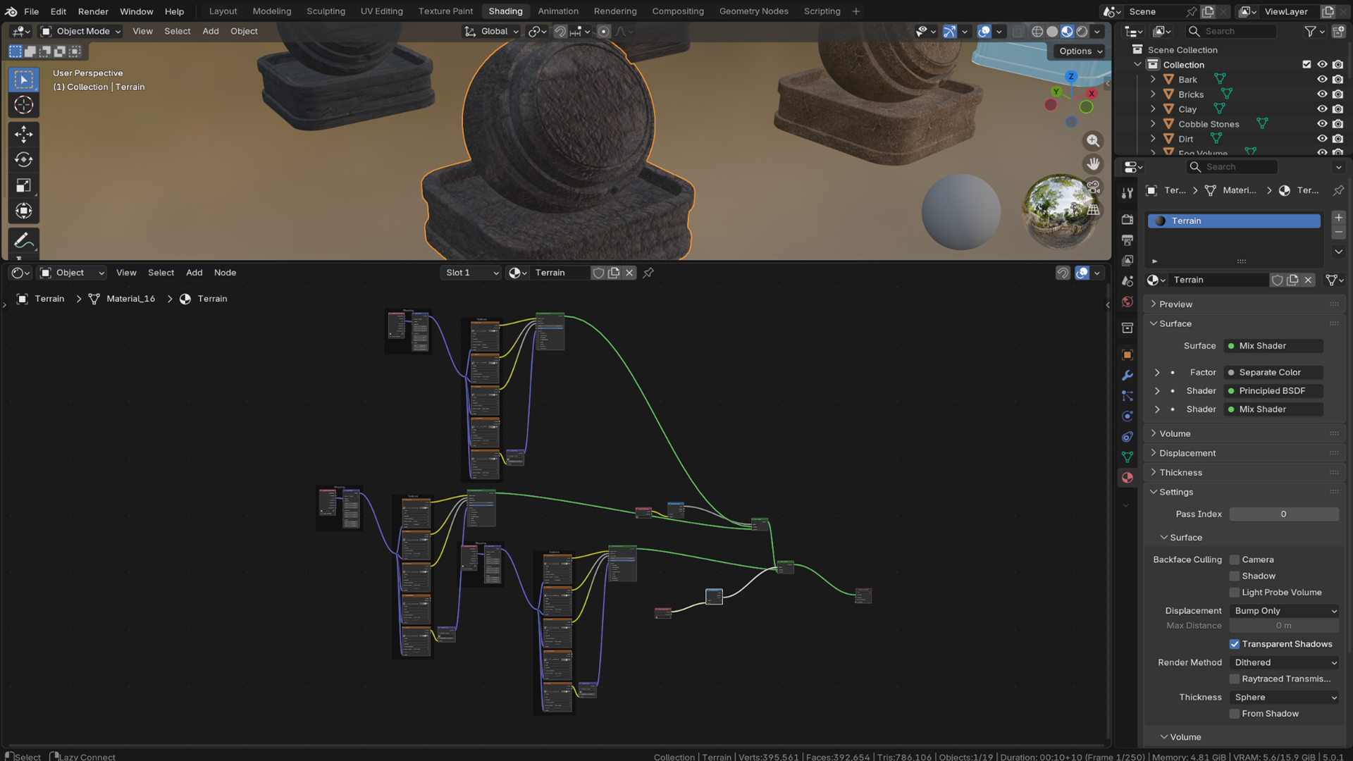 Terrain shader screenshot