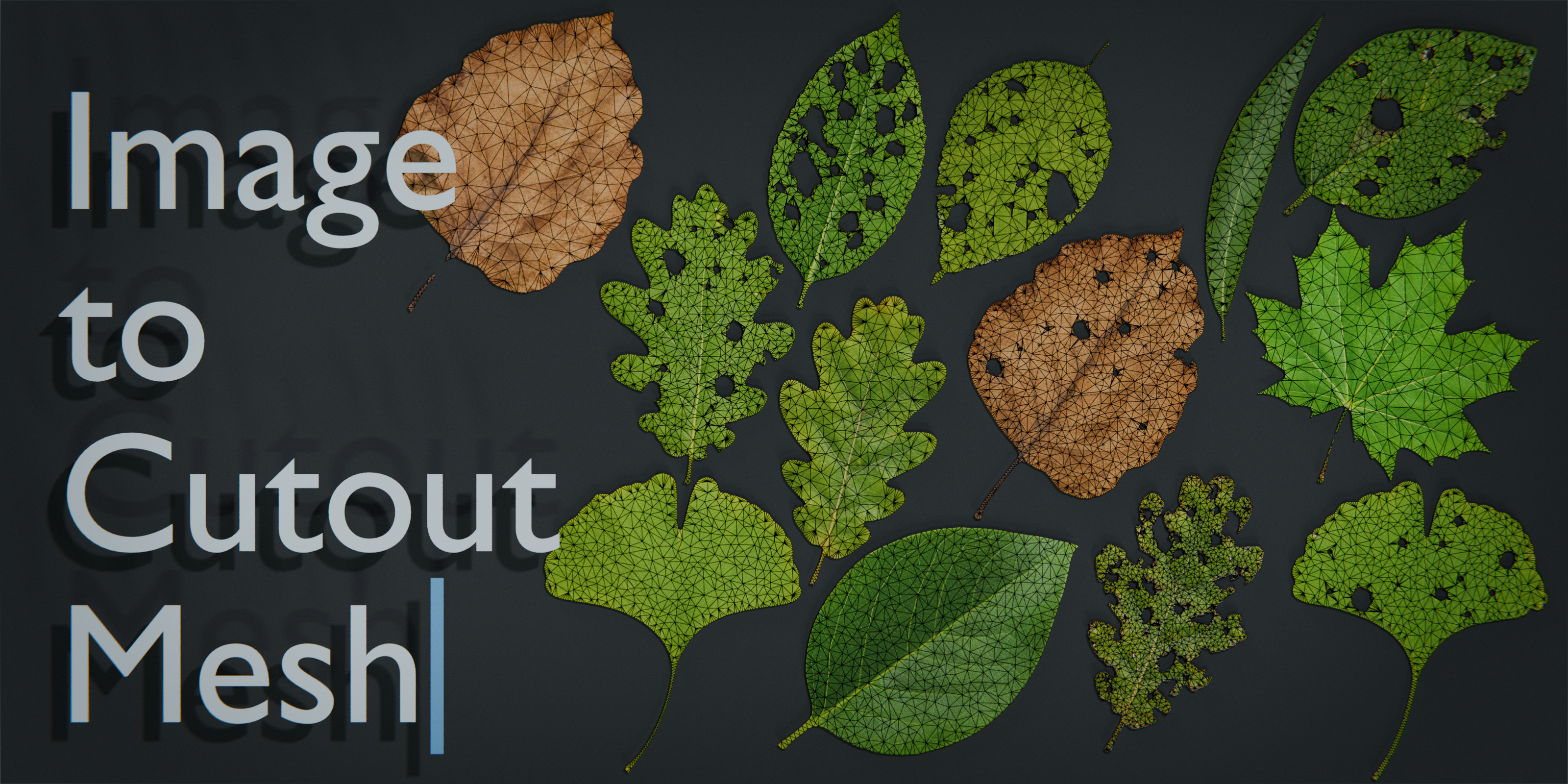 Image To Cutout Mesh examples