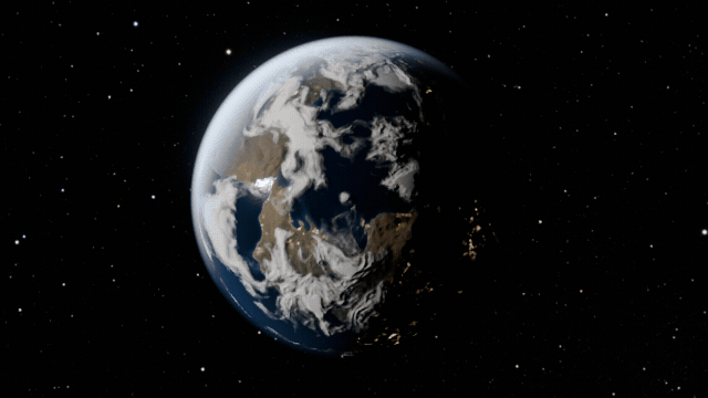 One-click space scene