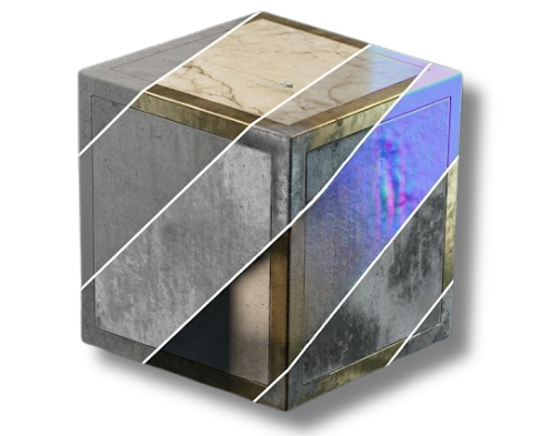 The Bakery PBR material pass breakdown