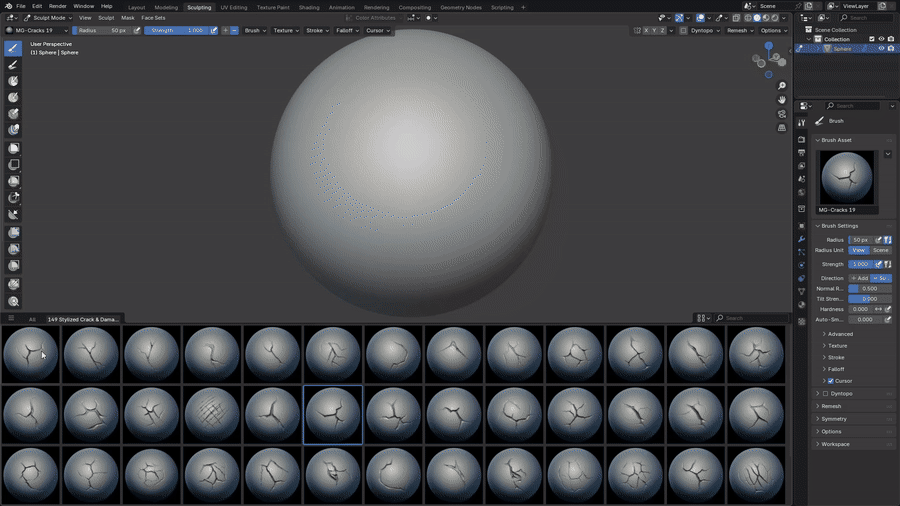 Stylized Cracks