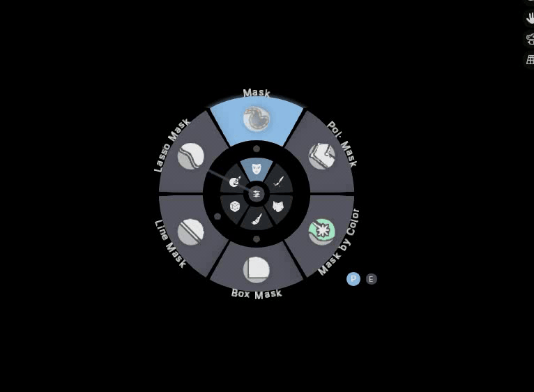 Menu Optimize mode