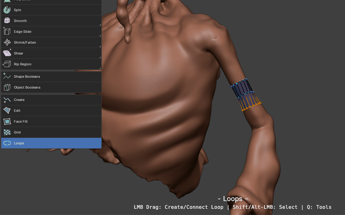 JRetopo Loops Tool