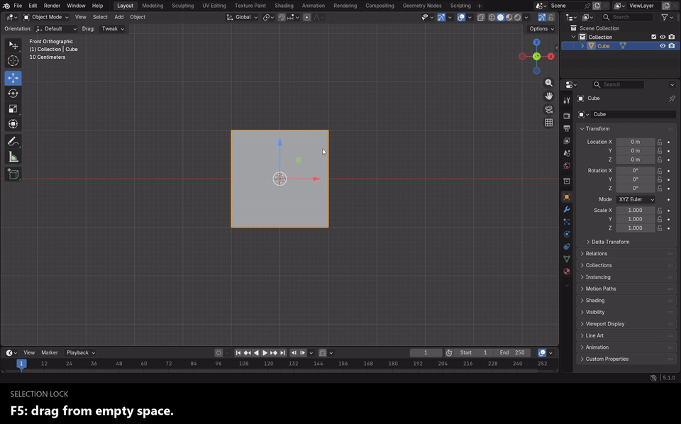 AxisLatch Selection Lock demonstration