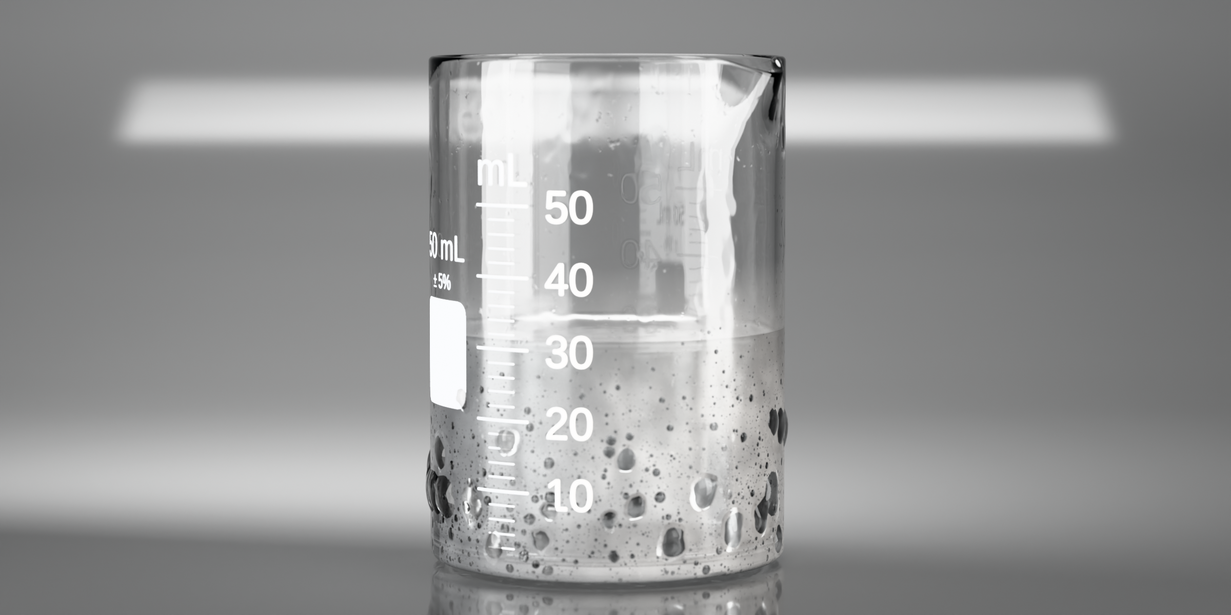 Condensation and glass dirt, at macro scale