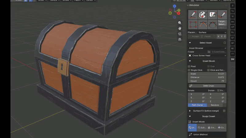 BModeller: Free brush