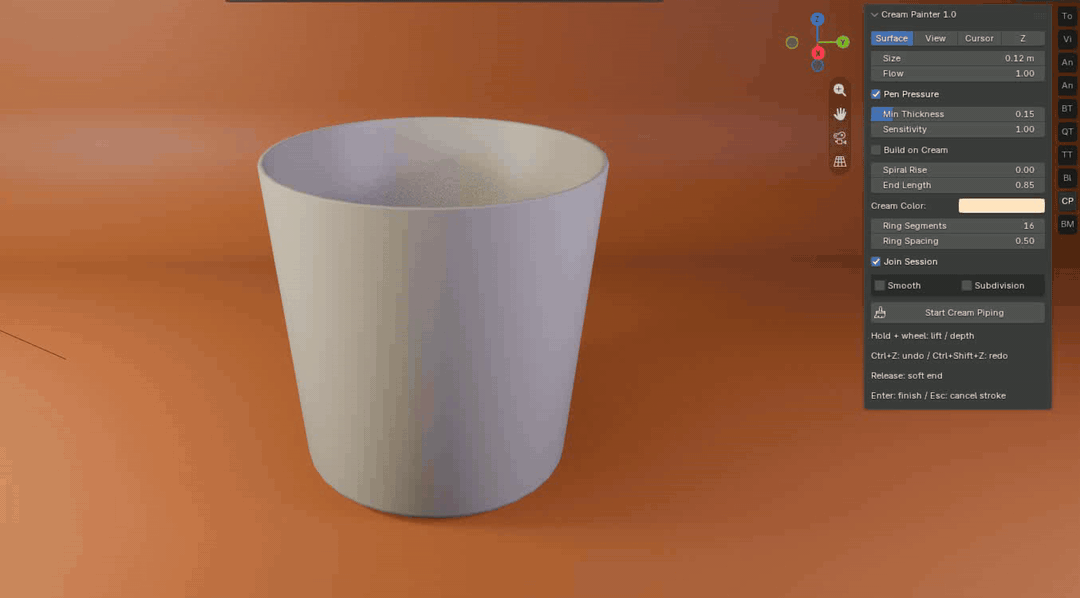 Cream Painter overview
