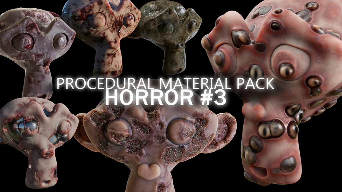 Procedural Material Pack Horror 3