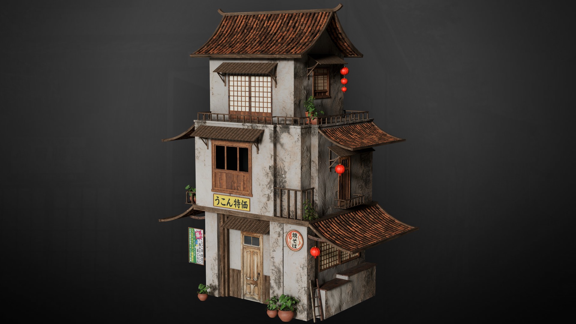 Dizzy Japan hero building variation two