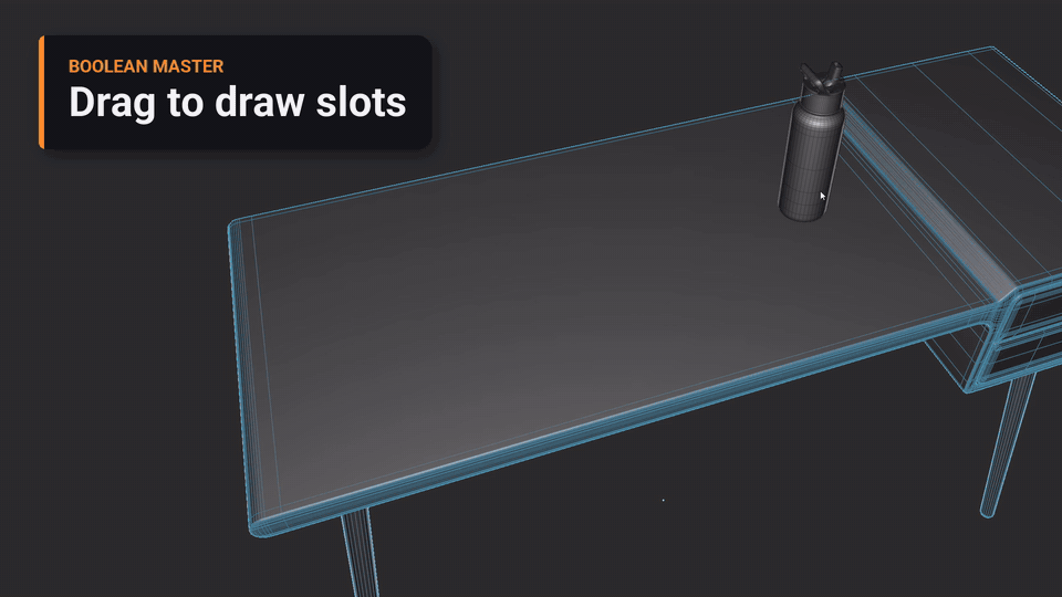 Drag to draw slots