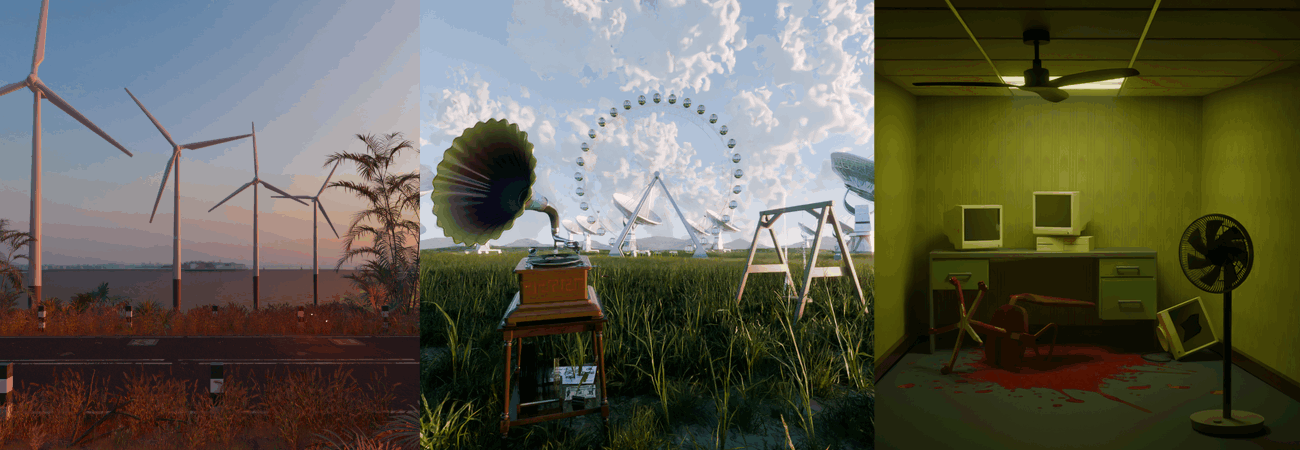 Scene before and after adding Dead Simple Motion