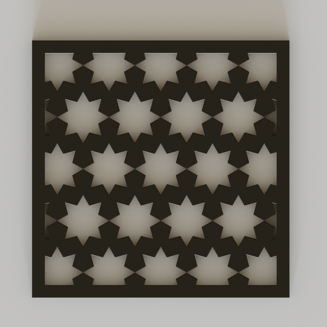 Islamic Star Girih Pattern