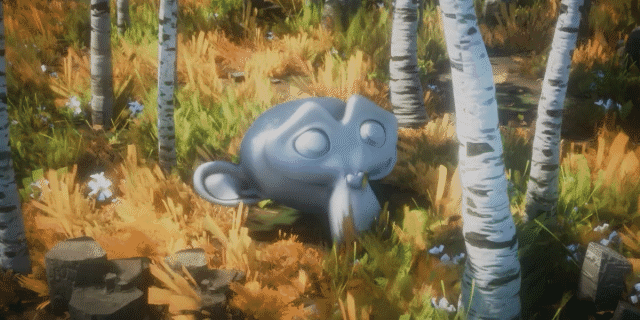 Animated vegetation effect 2