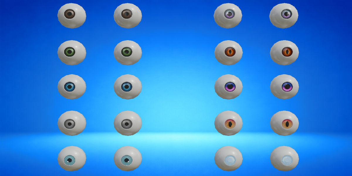 Eye texture variations