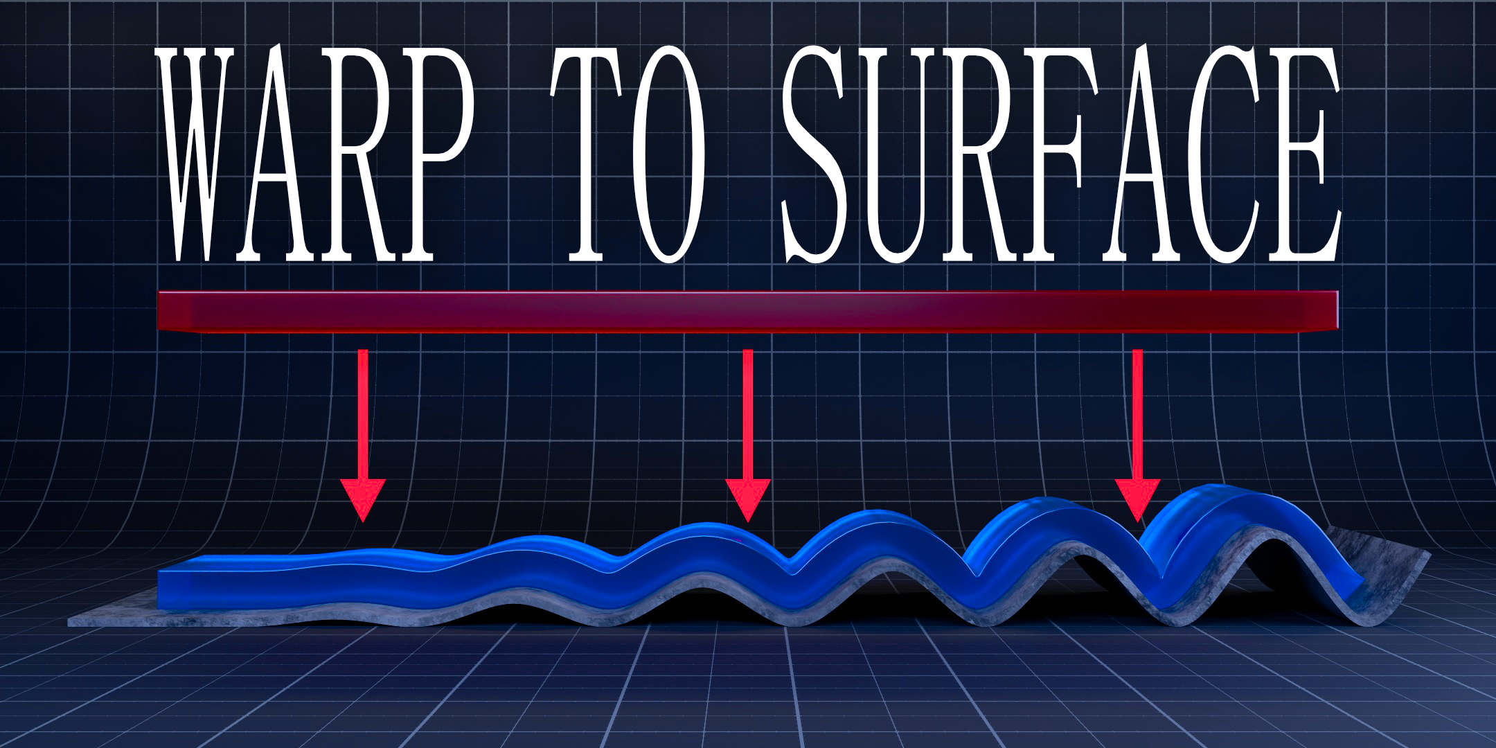 Warp to surface example
