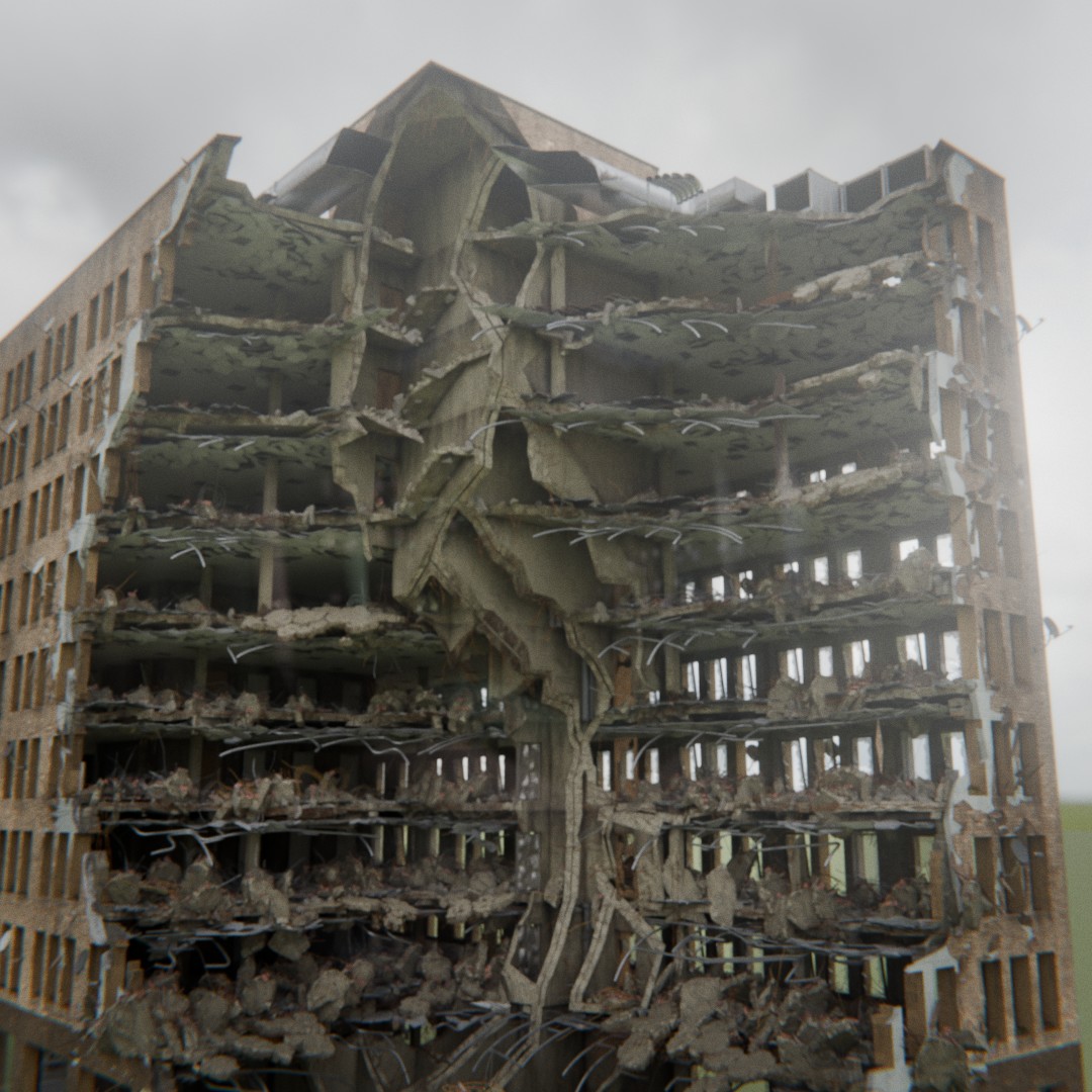 Facade & Interior Overgrowth - Base Structure