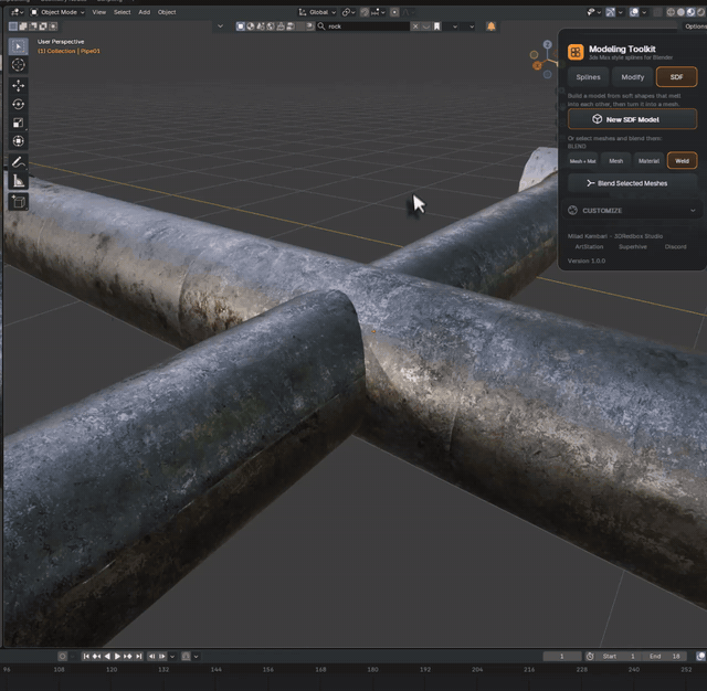 Real Weld Seams, Fully Procedural