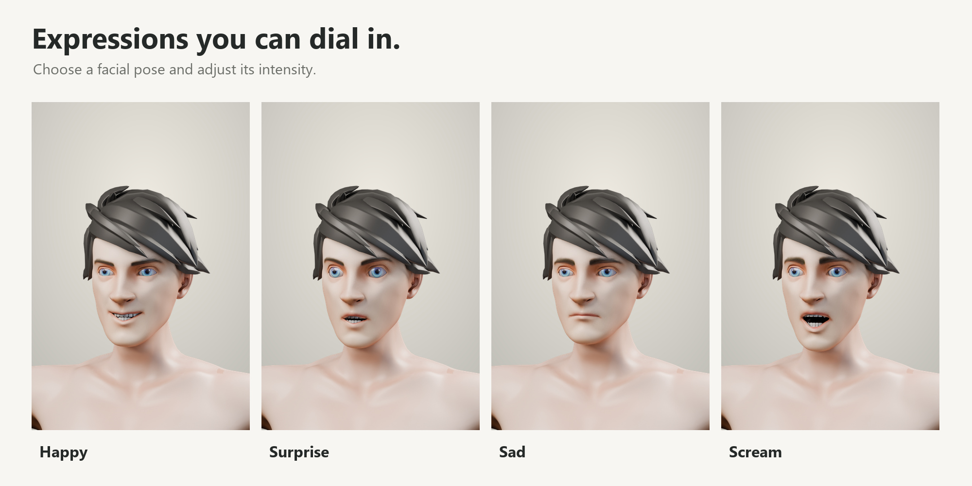 Four expression examples