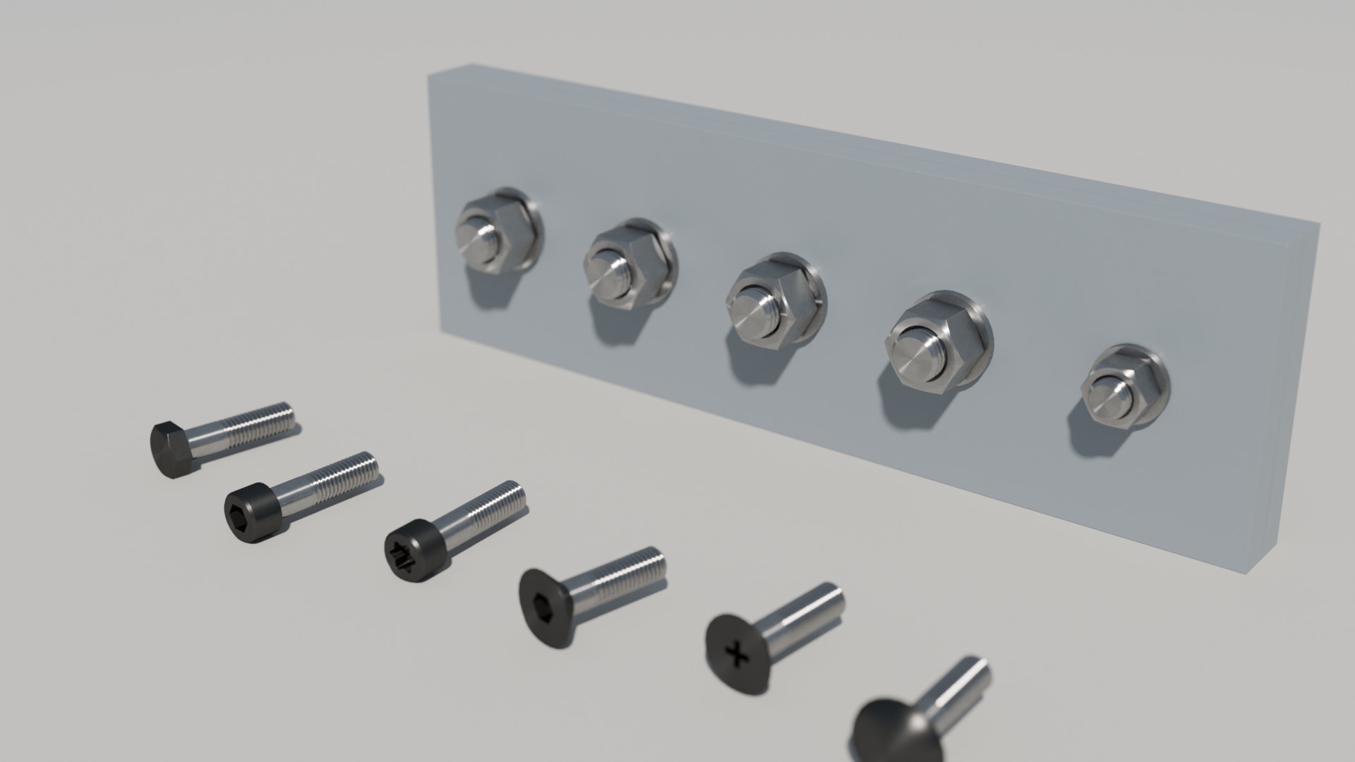 Bolted plates