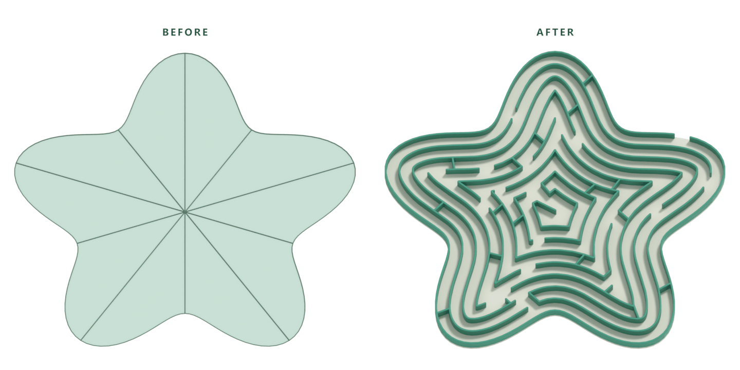 Maze shape example 2