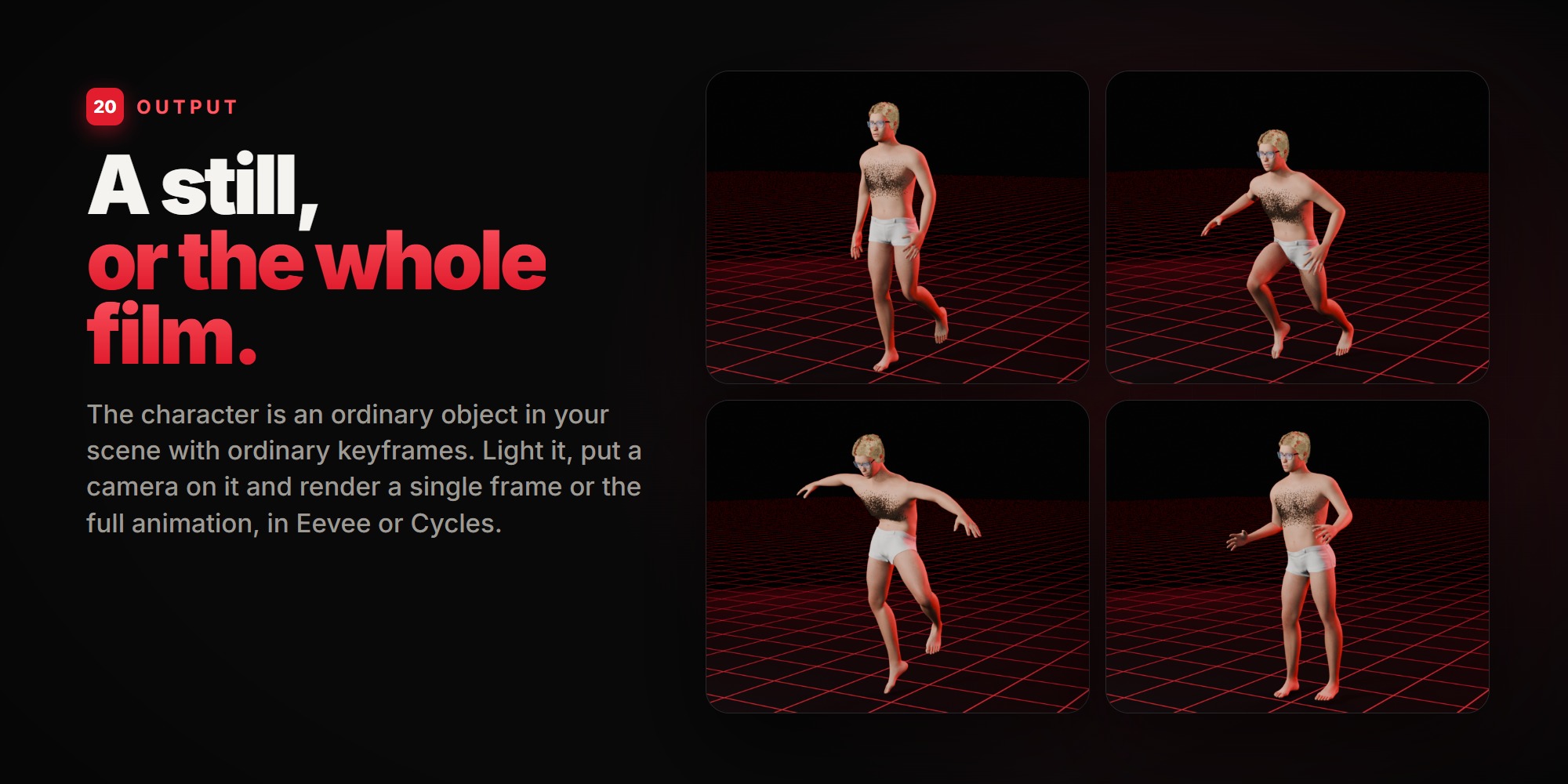 Easy Characters: rendered frames