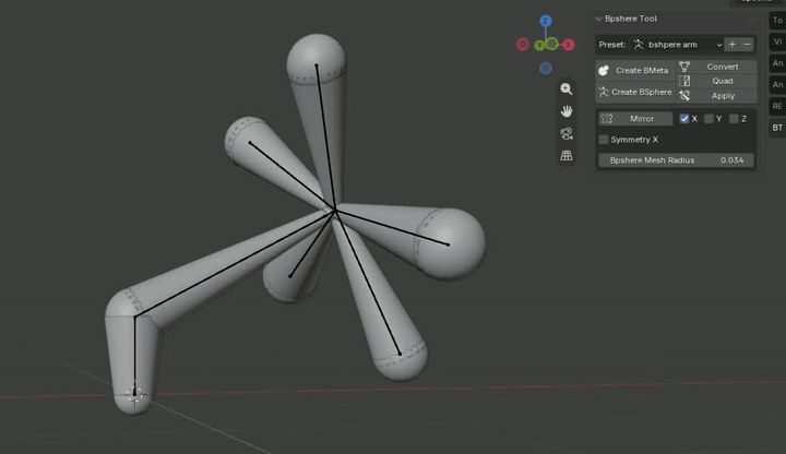 Adjust BSphere radius