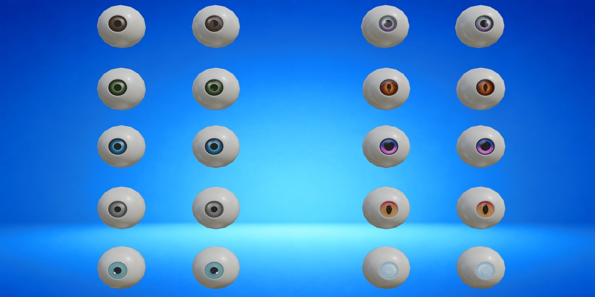Eye texture variations