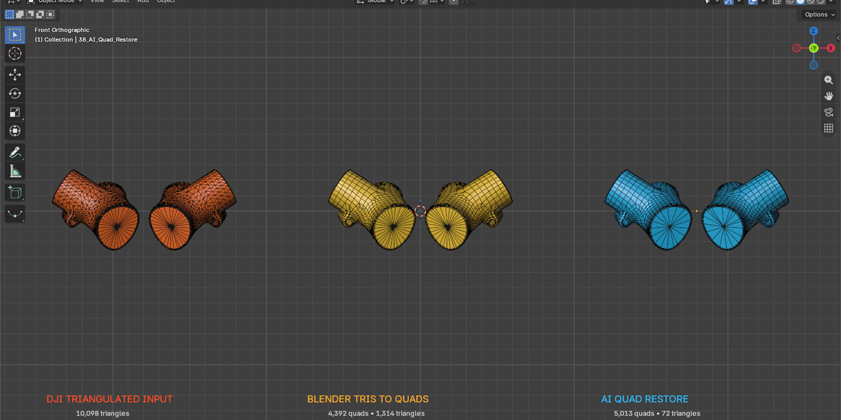 Curved hard-surface parts