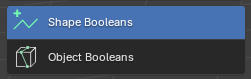 JMesh Shape Booleans