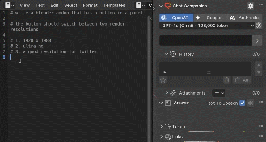 Code Completion in the Blender text editor