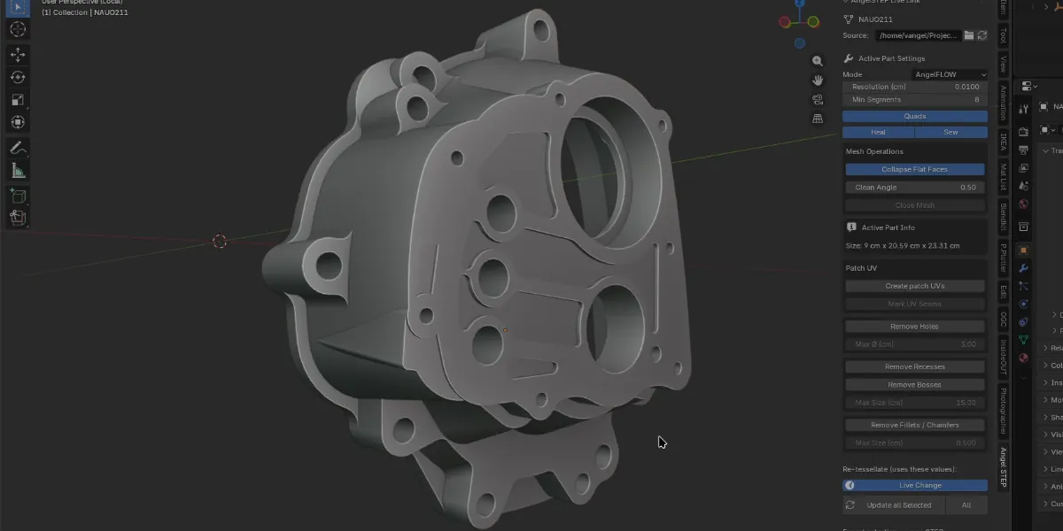 Flush-filling recesses and bosses