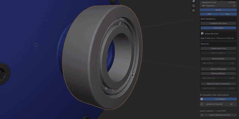 Angel STEP - CAD STEP / IGES / BREP Importer & Exporter for Blender ...
