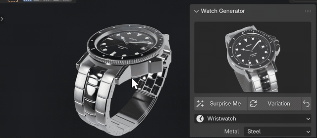 One click, a new watch