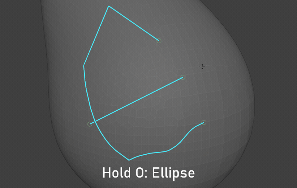 Create an ellipse, constrain it to a circle and reposition it.