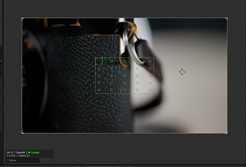 AF-C Zone M β continuous autofocus with smooth DOF transition