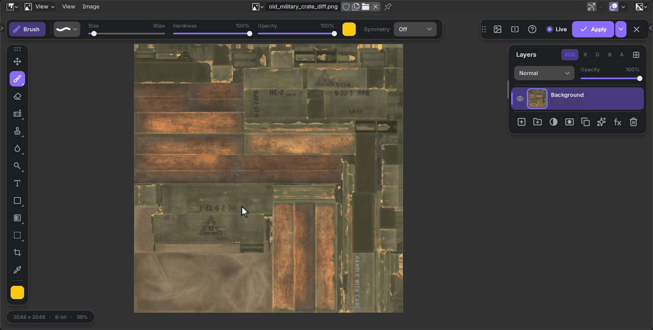 Customizing the layout