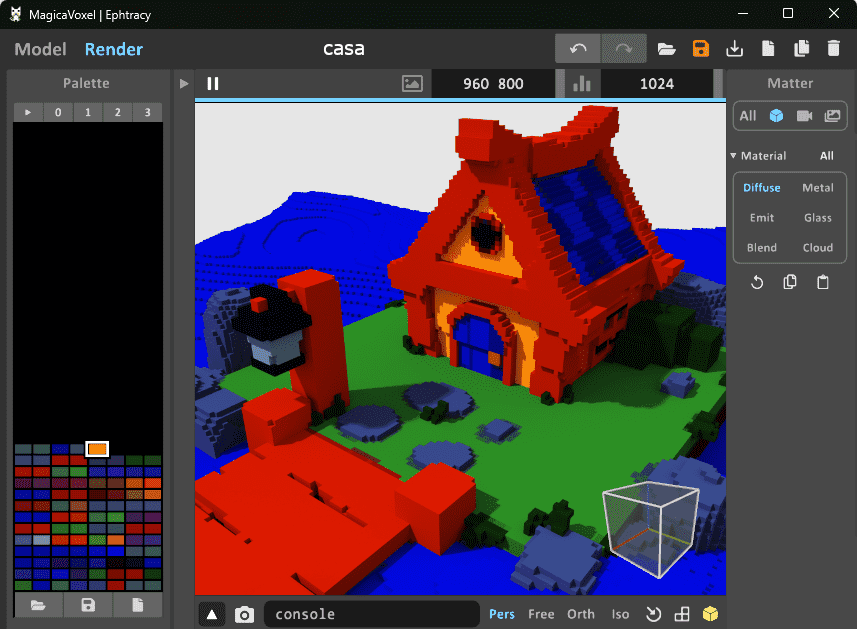 MagicaVoxel Preview