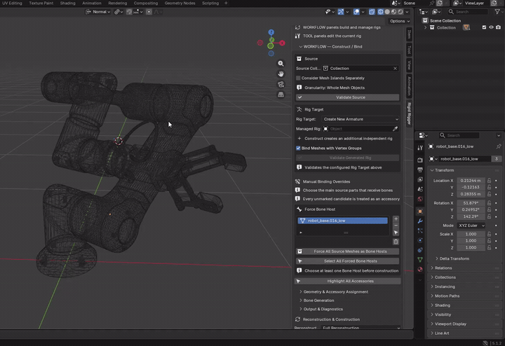 MMRR demonstration: Remove Override - −