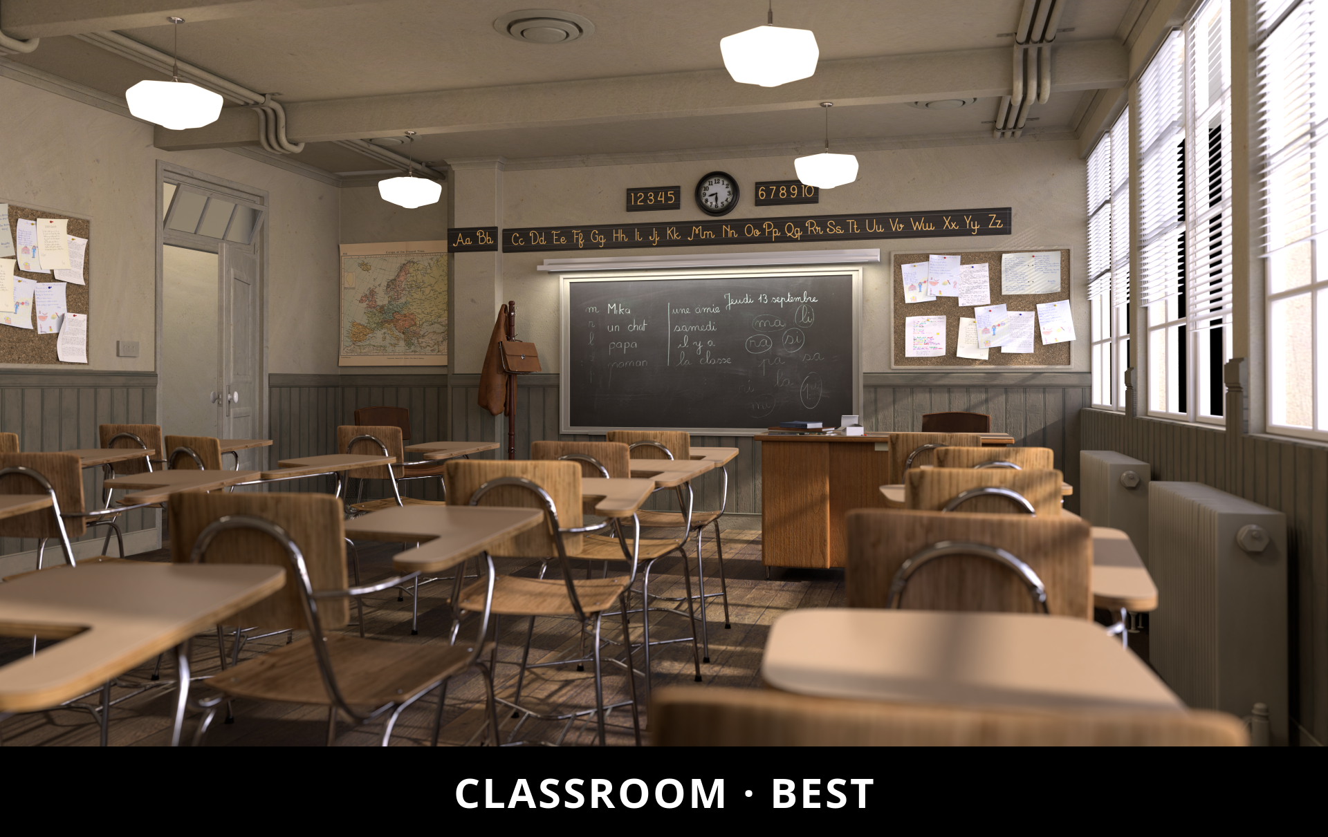 Classroom Render 3