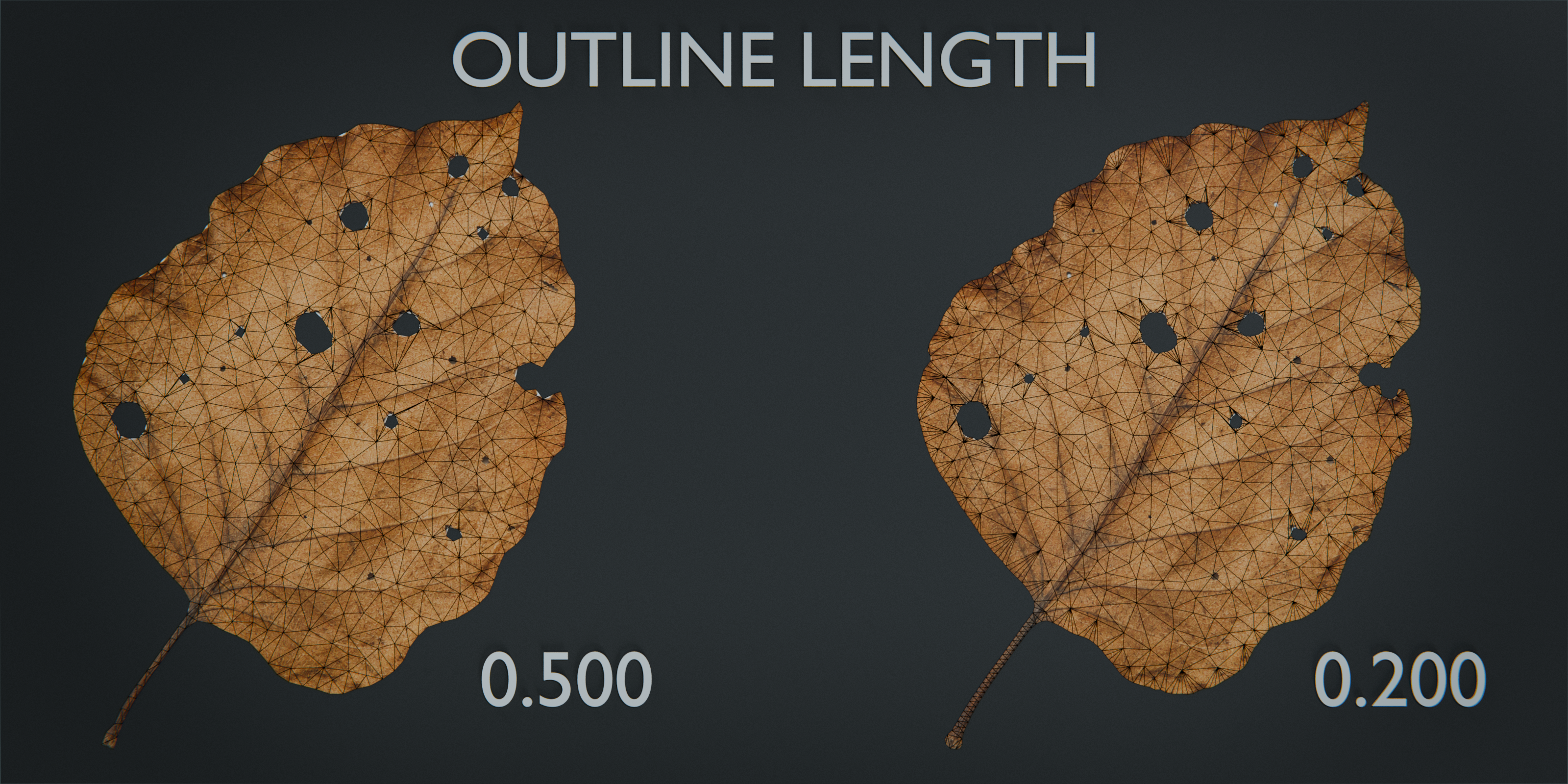 Outline Length comparison