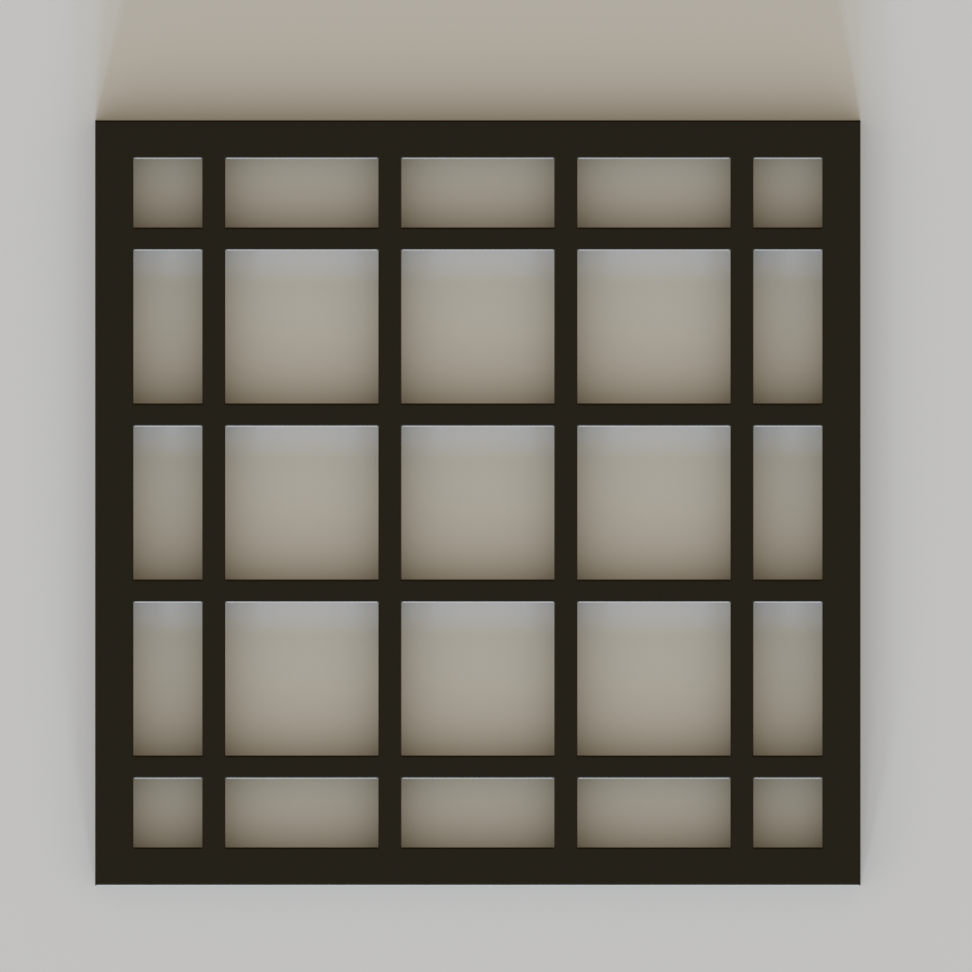 Grid and Brick Pattern
