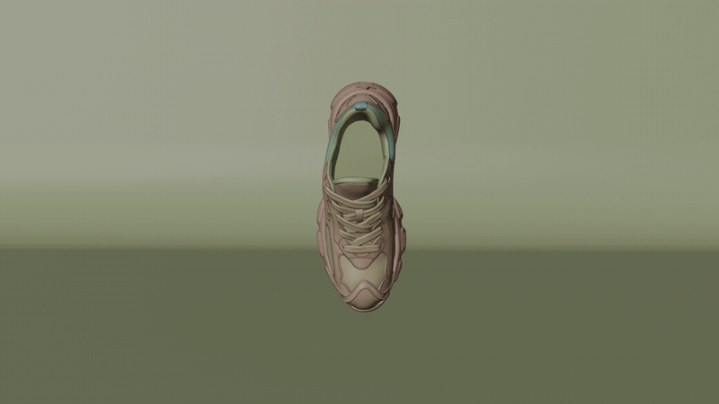 Sneaker animation, before