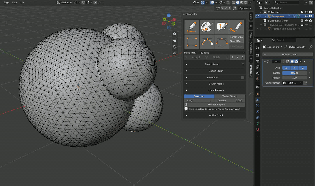 BModeller: Local Remesh